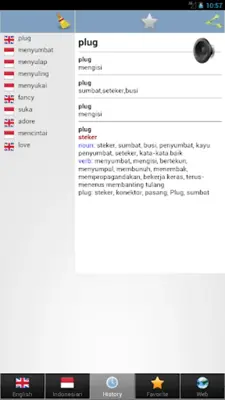 Indonesian best dict android App screenshot 0
