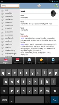 Indonesian best dict android App screenshot 2